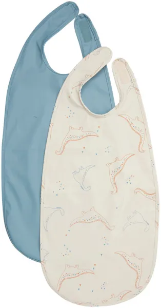 Lange PU-Lätzchen (2 Stk.) - 419 - ONE SIZE