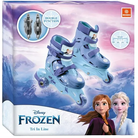 Mondo Disney Frozen Tri Inline Skates-Skeelers Größe 29-32